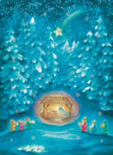 Adventskalender mit 24 Türchen - Besuch zu Weihnachten